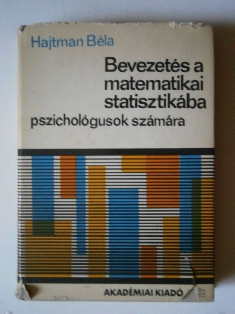 Elad: Hajtman Bla Bevezets a matematikai statisztikba