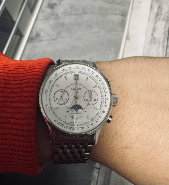 Elad! Poljot "31682" Limited Edition Chronograph Day/Night karra.  