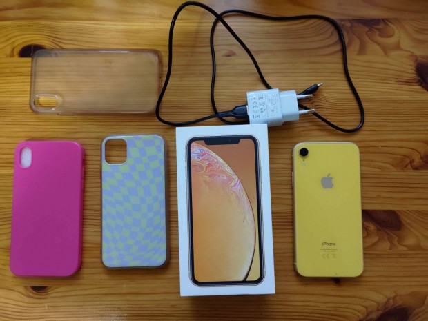 Elad! Srga szn Apple Iphone Xr 64Gb tpus mobiltelefon