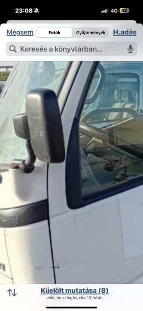 Elado! Toyota Dyna 100 bal oldali komlett t�k�r