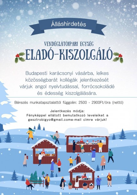 Eladó - Kiszolgáló