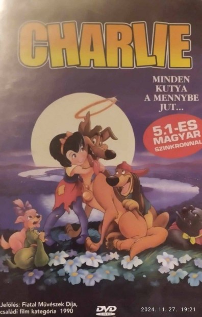 Elad a Charlie minden kutya a mennybe jut dvd