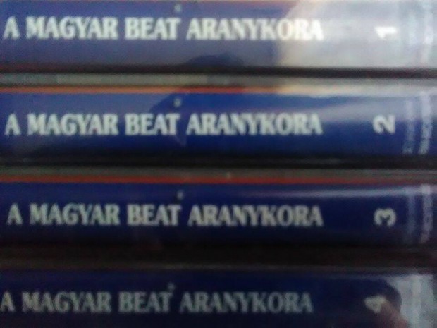 Elad a Magyar Beat Aranykora 4 db kazetta