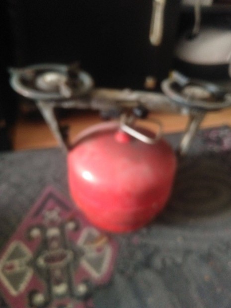 Elad� a camping g�zpalack k�t �g�fejjel