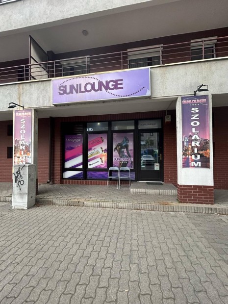 Eladó bejáratott szolárium szalon a XIII. kerületben