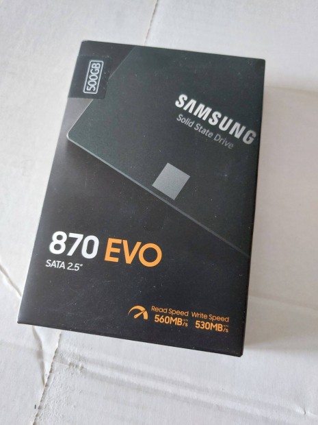 Elad bontatlan Samsung 870 evo 500GB bels SSD