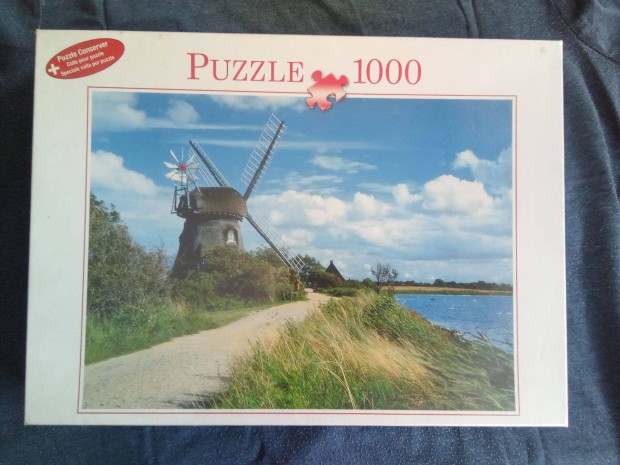 Eladó bontatlan csomagolású 1000 db-os puzzle - Szélmalom