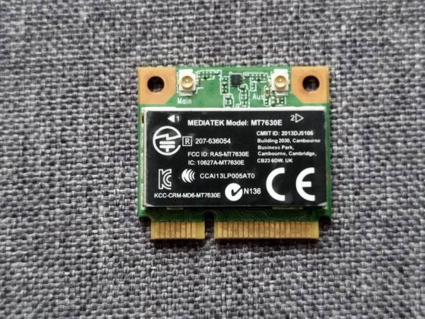 Elad bontott alkatrsz Mediatek MT7630E wifi+bluetooth adapter