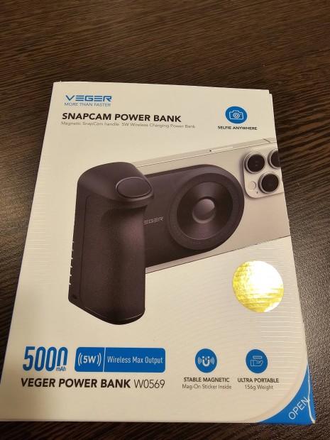 Elad csak kibontott, nem hasznlt Snapcam power bank