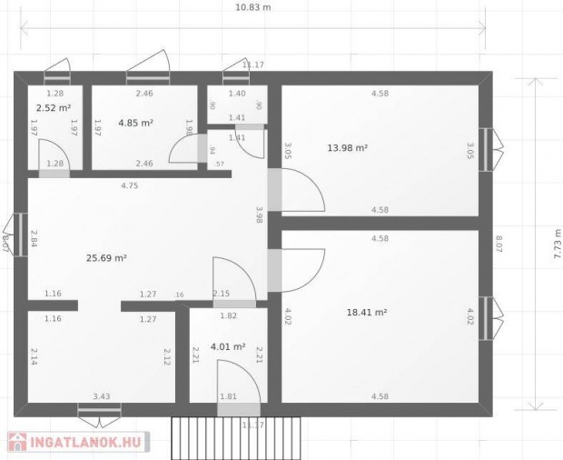 Elad� csal�di h�z Derecsk�n, Lehet�s�g saj�t otthon kialak�t�s�ra