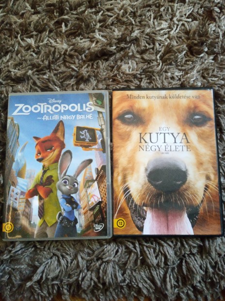 Elad dvd:Zootropolis+kutya ngy lete