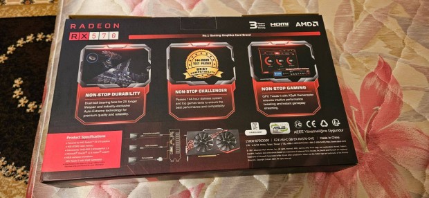 Elad egy Asus Expedition RX 570 OC 4GB videkrtya