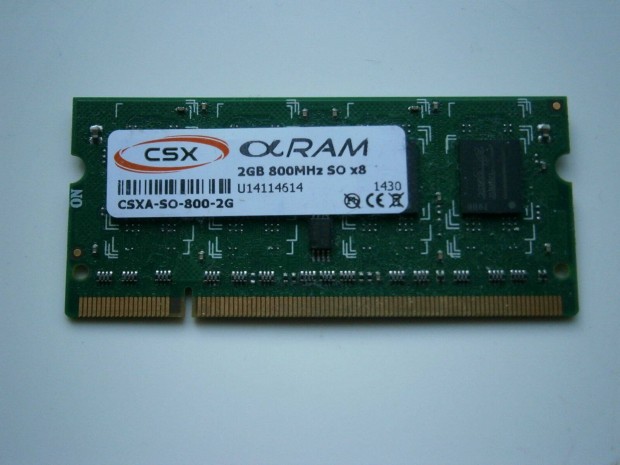 Elad egy Csx DDR-2 2GB/800 DDR2 Sodimm Notebook RAM