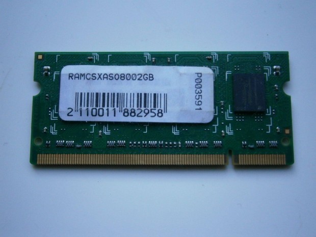 Elad egy Csx DDR-2 2GB/800 DDR2 Sodimm Notebook RAM