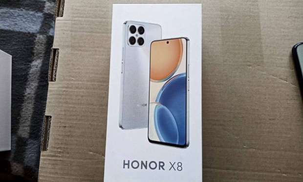 Elad egy Honor X8 Mobiltelefon, Krtyafggetlen, Dual SIM, 128GB, LTE