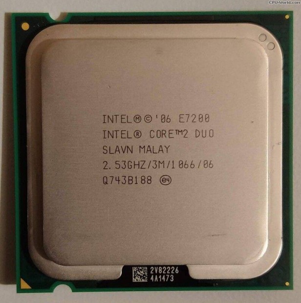 Elad egy Intel Core 2 Duo E7200 ktmagos processzor