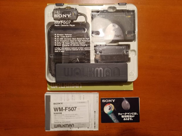 Elad egy Sony WM-F507 wireless walkman hibsknt