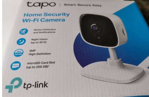 Elad egy bontatlan TP Link Tapo C110 tpus wifis biztonsgi kamera