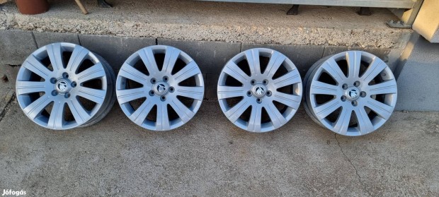 Elad egy hasznlt 5x112 17" gyri Skoda alufelni garnitra