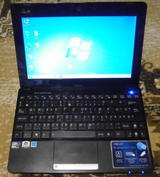 Eladó egy keveset használt Asus Eee PC Seashell notebook
