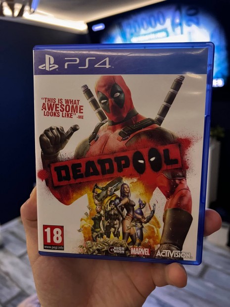 Elad egy szuper ritka,Deadpool ps4 angol borts jtk