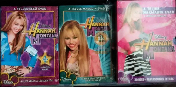 Elad egyben a Hannah Montana 1,2,3. vad bontatlan gyri DVD