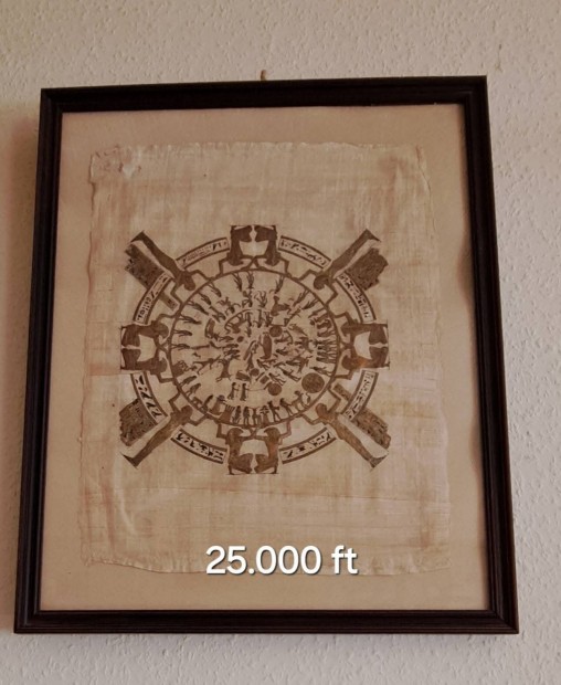 Elad� egyiptomi papirusz k�p