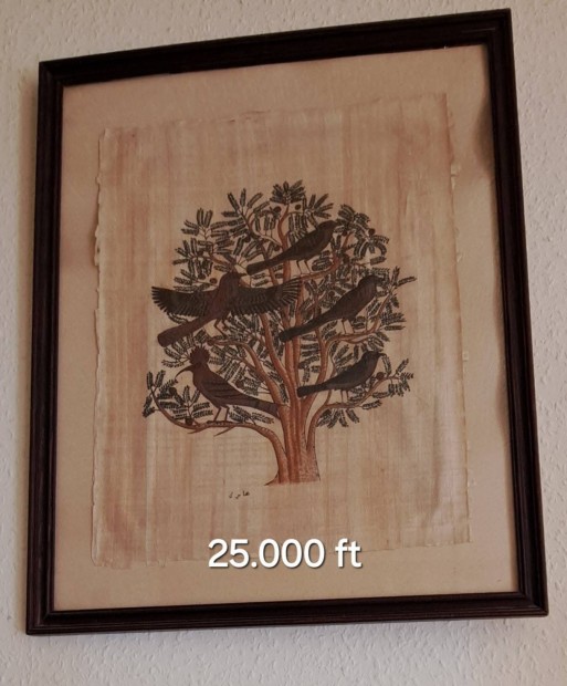 Elad� egyiptomi papirusz k�p