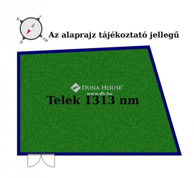 Eladó építési telek, Gyömrő 1313 nm