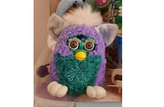 Eladó eredeti Furby tiger 1999 lila jól működő