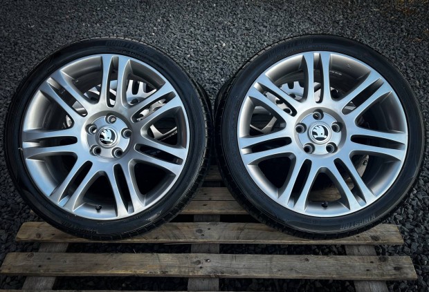 Eladó eredeti Skoda Themisto R18 - 5x112 alufelni
