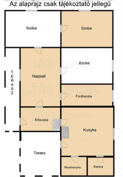 Elad� feluj�tott csal�di h�z Visny�n