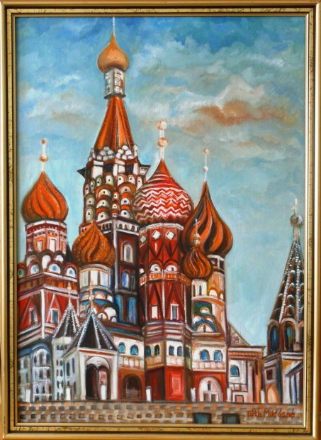 Elad festmnyen Moszkva leghresebb szkesegyhza