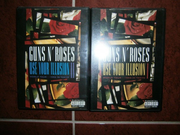 Elado guns n' roses dvd lemezek