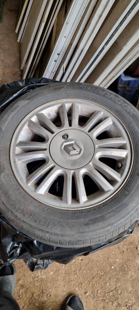 Eladó gyári 4x100 14" Renault.Dacia 5db alufelni garnitúra.