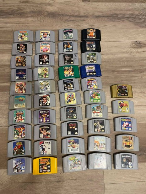 Elad gyjti Nintendo 64 - N64 US NTSC kollekci, ajndkokkal