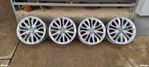 Eladó használt 5x112 7.5x19" et38 gyári Audi alufelni garnitúra