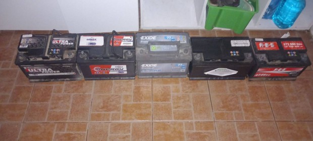 Elad hasznlt,j llapot akkumltorok(60-100Ah)