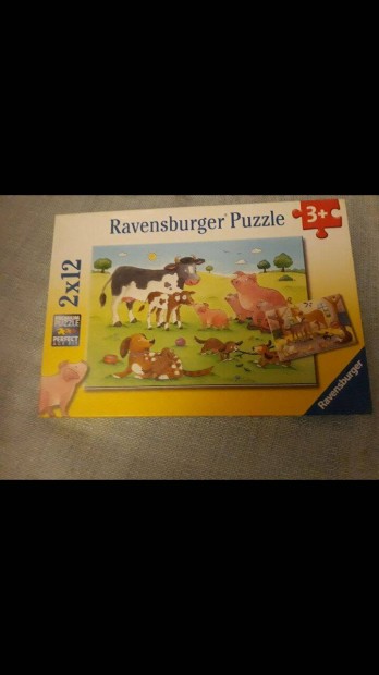 Elad hzillatos puzzle 2 kppel (3 veseknek), Ravensburger