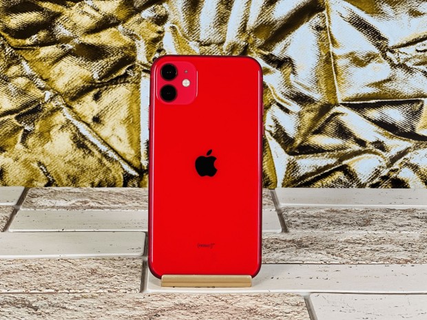 Elad iPhone 11 64 GB PRODUCT RED 100% akku, szp llapot - 12 H