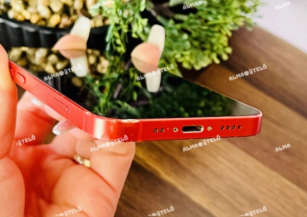 Elad iPhone 12 Mini 128 GB PRODUCT RED szp llapot - 12 H GARANCIA
