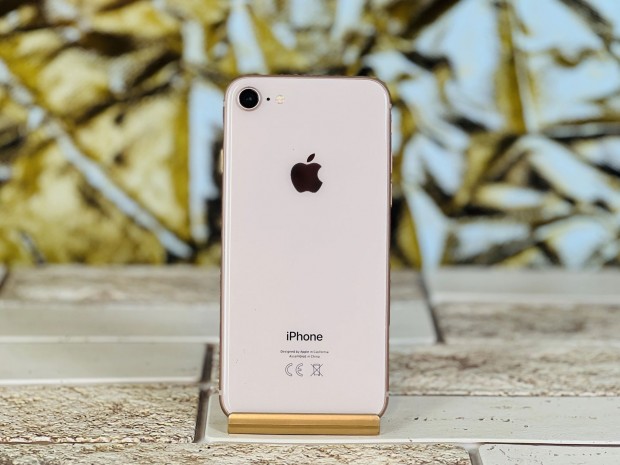 Eladó iPhone 8 64 GB Gold 100% akku, szép állapotú - 12 HÓ GARANCIA