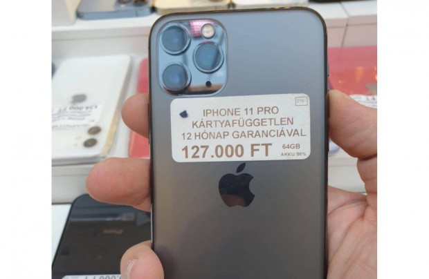 Elad iphone 11 Pro 64Gb 86%Akku