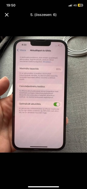 Eladó iphone 13 128 GB-os független