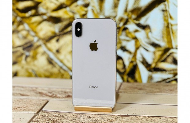 Elad iphone X 256 GB Silver 100% aksi szp - 12 H Gari - S1780