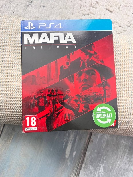 Elad karcmentes,Mafia the trilogy 3 lemezes ps4 jtk