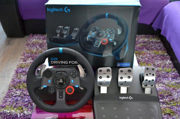 Eladó kiváló Logitech G29 kormány! PS5, PS4, PC, Playstation 4