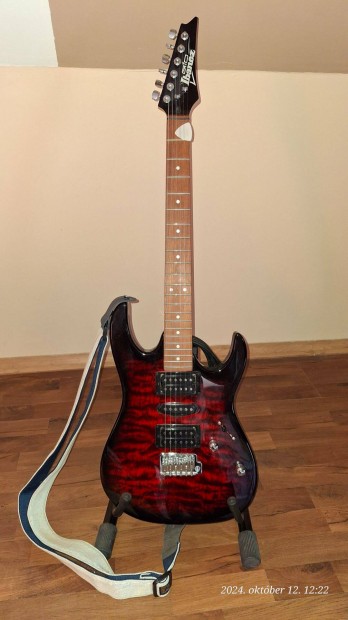 Elad kivlllapot Ibanez Grx70QA-TRB gitr, hevederrel, llvnnyal