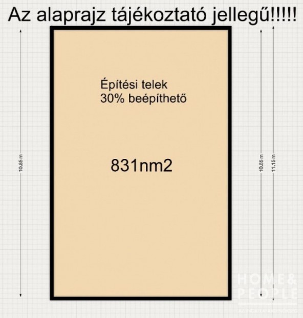 Elad� k�v�l� �p�t�si telek!!! - Kl�rafalva