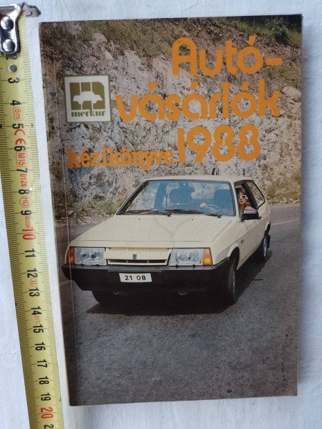 Elad knyv Autovsrlk kziknyve 1988 Zalaegerszegen